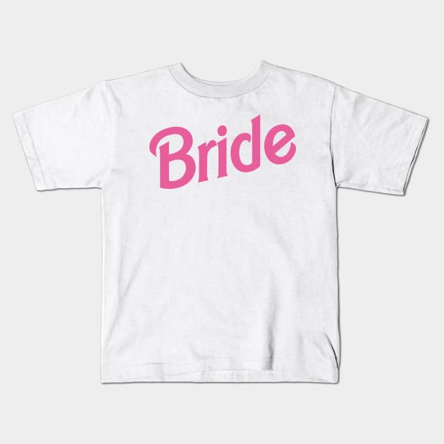 Bride Barbie logo Kids T-Shirt by byb